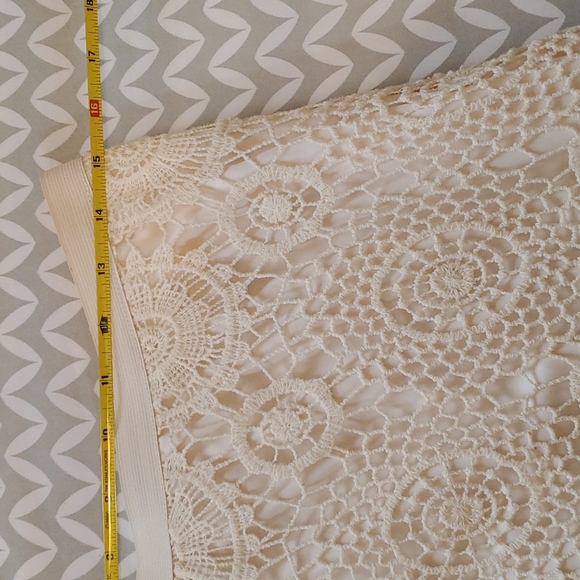 Cottagecore Boho Hippie Crocheted Skirt - Picture 5 of 7